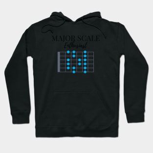 Major Scale Enthusiast Light Theme Hoodie